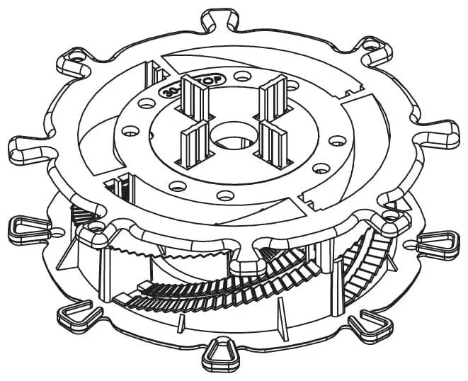 SD-S Spiral Product Drawing