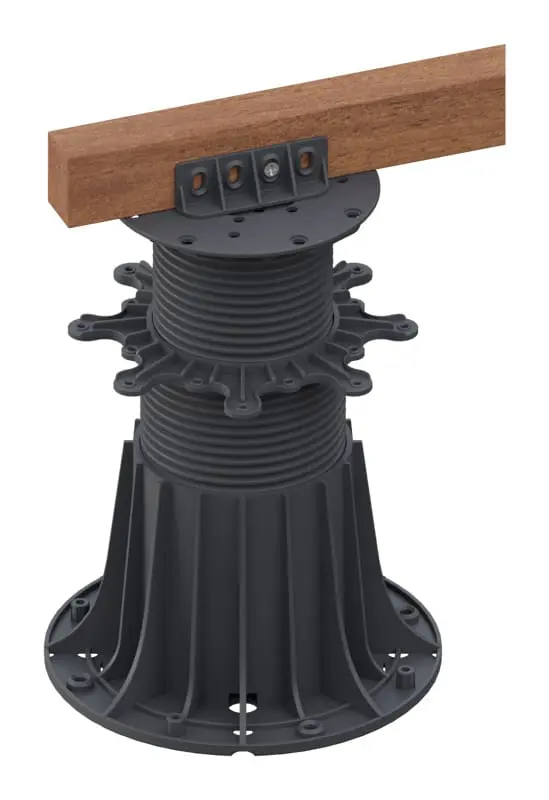 Deck Joist Pedestal Head for SkyJack Pedestals on SkyJack SD-XL 6" - 13.75" Adjustable Pedestal for Roof Pavers and Tiles