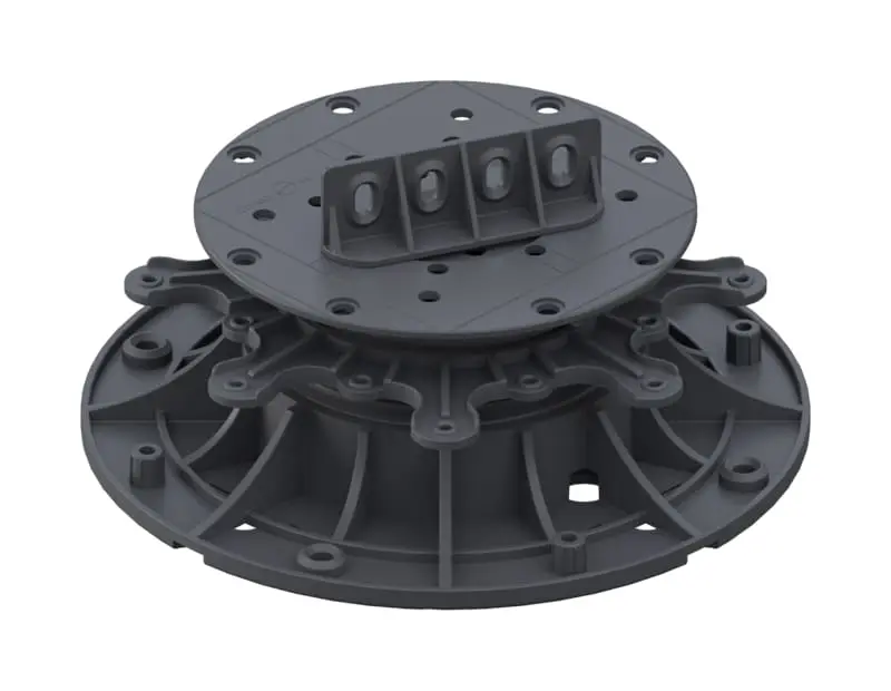 SD-AD Deck Joist Adapter Head on the SD-M SkyJack Adjustable Pedestal by Skydeck USA