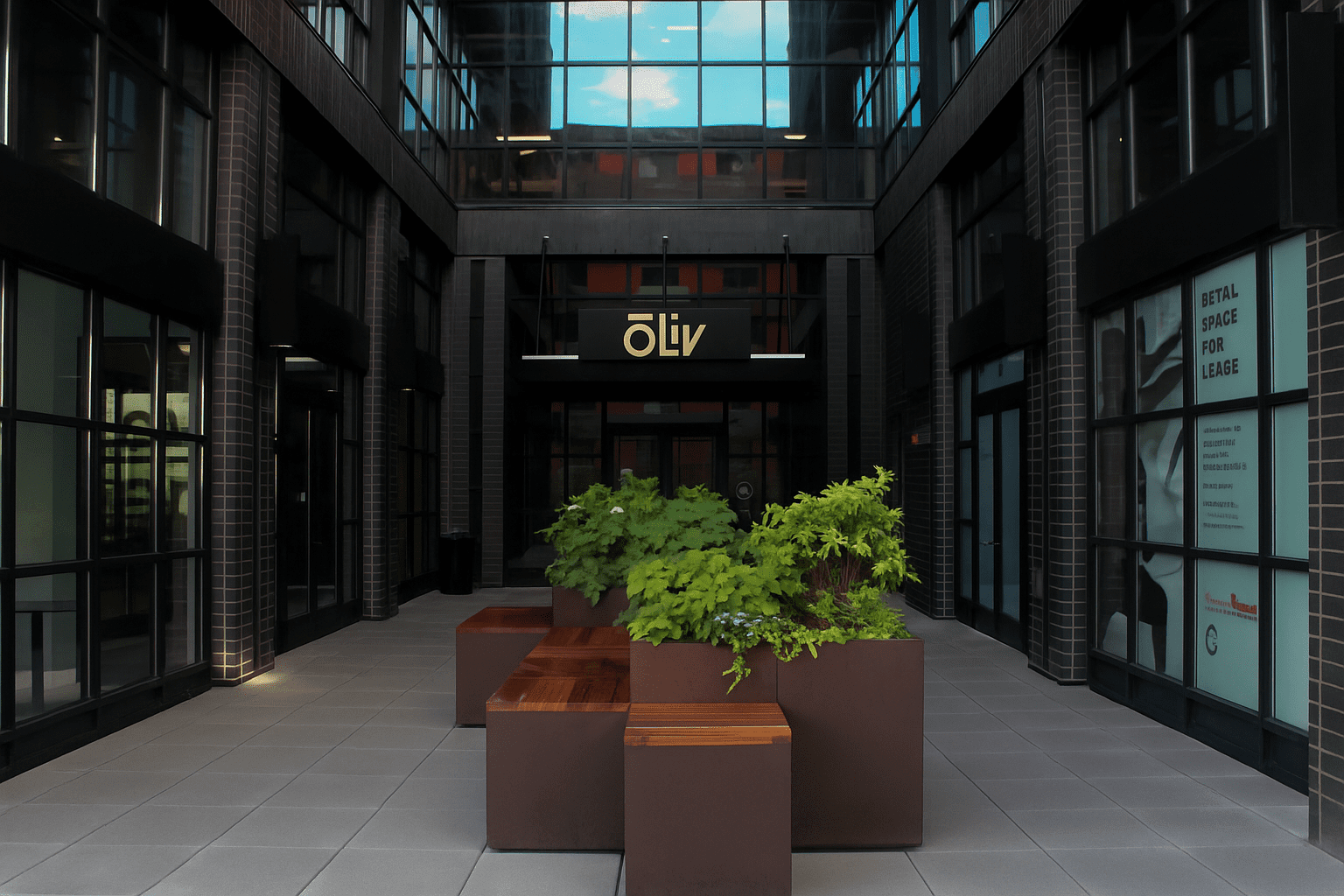 Oliv Hetzel at Penn State Entryway - State College, PA by Skydeck USA