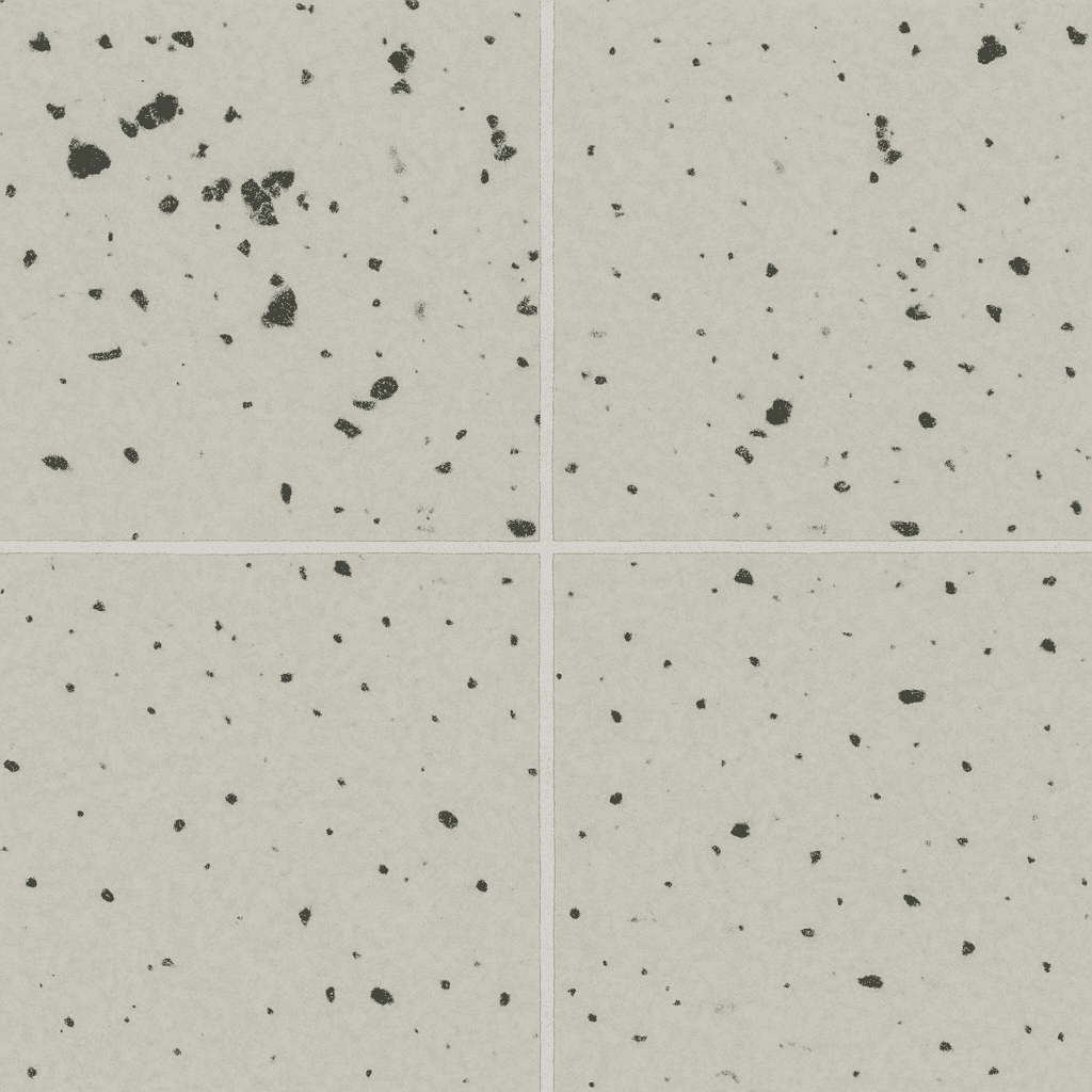 Terrazzo White Black 2cm Porcelain Paver