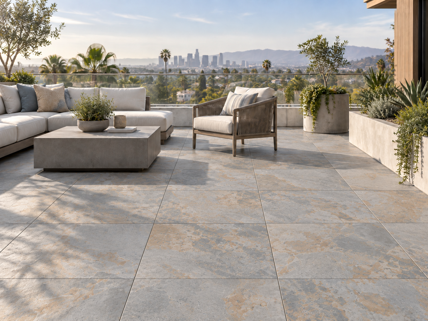 Flagstone Sienna Slate 2cm Porcelain Paver - Stonetech Series - Image 3