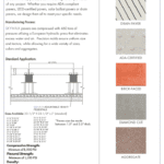 SkyWalk Concrete Paver Technical Data Sheet
